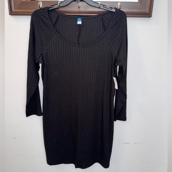 NWT Old Navy Fitted Scoop-Neck Rib-Knit Mini Dress Size 2X - Picture 1 of 8